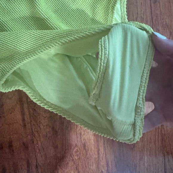 Good American Ribbed One Piece Swimsuit NWOT Sz S/M - Picture 3 of 4